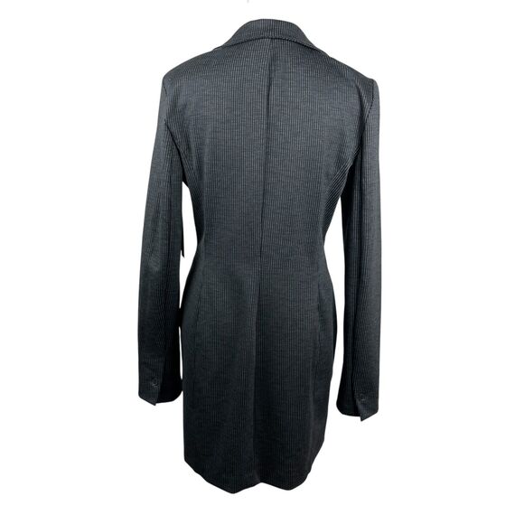 Bailey 44 Women's Peter The Great Blazer Jacket Size Large Black Gray Striped - Picture 7 of 16